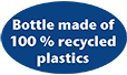 Recycled plastics sticker